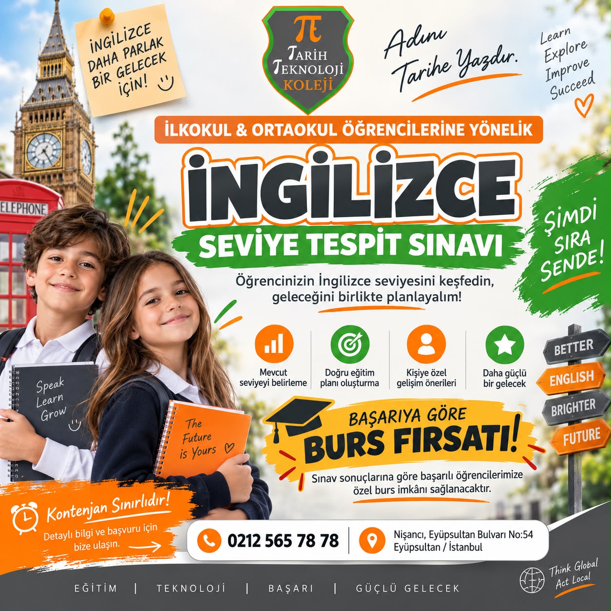 İNGİLİZCE SEVİYE TESPİT SINAVI – BAŞVURULAR BAŞLADI!